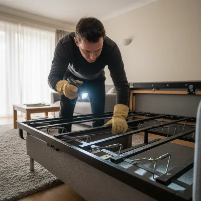 How to Quickly Silence a Squeaky Sleeper Sofa Mechanism